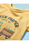 Infant Boys Yellow Printed T-Shirt - 2