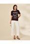 Women Burgundy Printed T-Shirt - 2