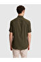 Khaki Regular Fit Short Sleeve Shirt 50320916-Vr027 - 5