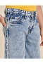 Girls Light Wash Wide Leg Jeans - 4