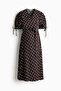 MAMA Puff-sleeved wrap dress - 5