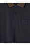 Sparkling Choices from Shining Store Devrik Roba Collar Men's Textured T-Shirt - 8