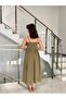 Drawstring Bust Detailed Corset Form Design Dress - 7