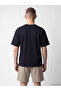 Original Oval Collar Printed Unisex Sports T-Shirt - 4