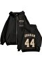 Off Campus Briar Hockey 44 Graham Printed 3 Thread Zipper Cardigan Embroidered Oversize