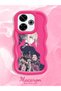 Redmi 13 4g Compatible Case Camera Protector Red Silicone Couple Phone Case Girl Pattern - 2