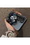 Samsung Galaxy S21 Fe Compatible Silicone Edge Hard Back Case Couple Phone Case Lion Pattern - 4