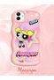 Samsung Galaxy M13 Compatible Case Camera Protector Pink Silicone Couple Phone Case Powerpuff Pattern - 2