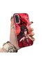 Samsung Galaxy S20 Fe Compatible Silicone Edge Hard Back Case Couple Phone Case with Anime Pattern