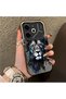 Tecno Pova 6 Compatible Silicone Edge Hard Back Case Couple Phone Case Lion Pattern - 3