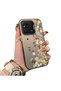 Redmi 9C Compatible Silicone Edge Hard Back Case Couple Phone Case with Floral Pattern