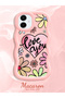 Samsung Galaxy A06 Compatible Case Camera Protector Pink Silicone Couple Phone Case Floral Pattern - 2