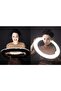 21 Inch Ring Light Tripod Mount with 3 Phone Bracket, LED Soft Ring Light with Remote Control - 6
