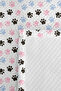 Cute Paws Young Room Single Pique Set-Pastel Blue Pink 160X220Cm Quilted Bedspread - 7