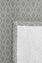 طقم سرير مفرد رمادي هندسي عصري لغرفة الشباب - غطاء سرير أنثراسايت مينيمال مقاس 160x220 سم - 7