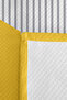 Yellow Gray Geometric Young Room Single Pique Set-Modern Striped 160X220Cm Quilted Bedspread - 7