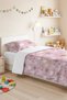 Rabbit Pink Pastel Girls' Pique Set - Rainbow Lilac Baby Room Bedspread - 160X220 cm - 5