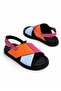 Surface Freja Spain Production Premium Women's Sandals -Orange Pink Blue Detailed- (Handcrafted in Spain) - 4