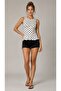 Polka Dot Peplum Detailed Knitted Blouse Ss26Bz0186 - 5