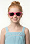 Fimi Dark Pink Black Girls' Sunglasses