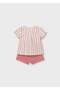 Newborn Baby Boy Shorts Set Red - 2