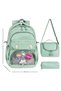 Waddell Licensed Twill Fabric Logo Cover School Backpack, Thermal Lunch Bag and Pen Holder - 2