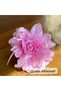 Luxurious Large Volume Pink Tulle Layered Rose Flower Hairpin Hair Accessory - 4