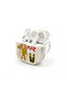 AirPods 4. Generation Compatible Pizza Lover Nana Designed Cream Gift Case - 6