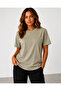Women's T-Shirt Plain Gray - 5