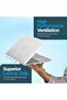 CM038946 Snap-On Hard Shell Case with Keyboard Cover 13" MacBook Air 2018 Retina Display - Clear (Pack Of 1) - 5