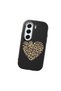 Tecno Camon 40 Compatible Case Camera Protector Black Silicone Couple Phone Case Heart Pattern - 3