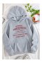 Unisex Hooded Printed Relaxed Fit Sweatshirt