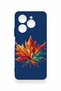 Tecno Spark 20 Pro Compatible Colorful Leaf Pattern Silicone Case - 2