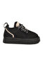Black Suede Unisex Children's Boots 412445 F - 3