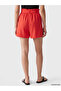 Lcw Vision Women's Pleated Shorts with Belt - 4