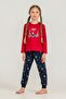 The Most Wonderful Time Mother Daughter Red Long Sleeve Pajama Set Rp3936-A-V1 - 3