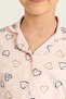Mother Daughter Hearts Pink Shirt Pajama Set Rp3903-A-V1 - 5