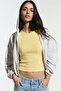 3 Pieces of Ribbed Fitted Viscose Blended Strappy T-Shirt - 6