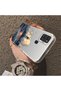 Samsung Galaxy A21S Compatible Silicone Edge Hard Back Case Couple Phone Case Tower Patterned - 4