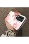 Vivo Y29S Compatible Silicone Edge Hard Back Case Couple Phone Case with Floral Pattern - 4