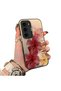 Samsung Galaxy S23 Compatible Silicone Edge Hard Back Case Couple Phone Case with Floral Pattern
