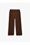 Cotton-Linen Blend Pants with Pockets, Elastic Waist and Lace-Up Detail - 6