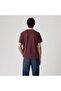 Men's Crew Neck Claret Red T-Shirt 005Gx-0025 - 6