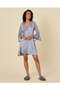 Women Mauve Padded Satin Chemise - 2