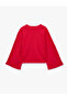Cotton Long Wide Sleeve Crew Neck Oversize T-Shirt - 2