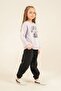 Girl's Embroidered Purple Long Sleeve Tracksuit Set Us2713-C-V1 - 5