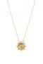 Yellow Color Star Motif Zircon Stone Stylish Women's Necklace - 6