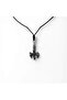 Celtic Knot Battle Axe Chrome Plated Oiled Cotton Cord Men Women Necklace - 3