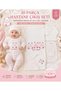 Teddy Bear Embroidered 10 Piece Newborn Hospital Discharge Set 100% Cotton Hospital Set Pink