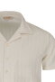 White Regular Fit Apaş Collar Shirt - 2